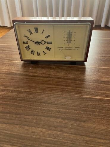 антикварные часы настенные: Taxta korpuslu, retro üslubda dizayn edilmiş masa saatı. Roma — 4