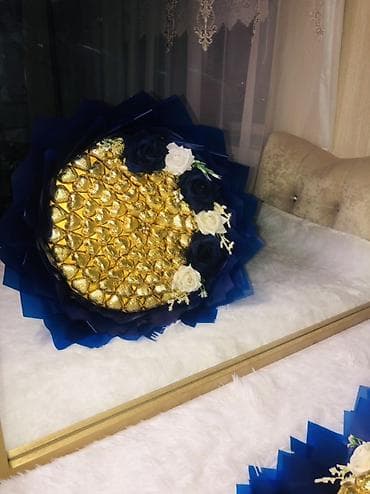 qisa aid sekiller: Hədiyyə kompozisiyaları və şokolad buketləri - Ferrero Rocher — 3