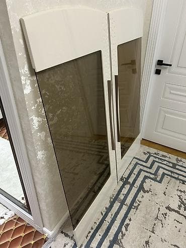 qapi setkalari: Mətbəx/qonaq otağı üçün 2 ədəd asma vitrin qapısı - Modellər: Şüşəli — 1