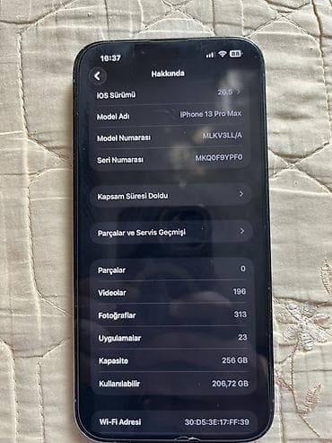 wi və sa: IPhone 13 Pro, 256 GB, Sierra Blue, Face ID — 7