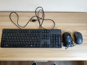 Клавиатура и мышь,б.у