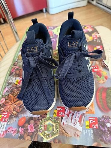 Ayaqqabılar: Emporio Armani EA7 usag idman ayaqqabısı razm 32 - Rəng: tünd göy — 1