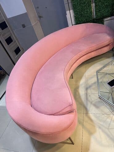 Kreslolar: Divan, İşlənmiş, Açılmayan, Bazasız, Vеlur parça — 1