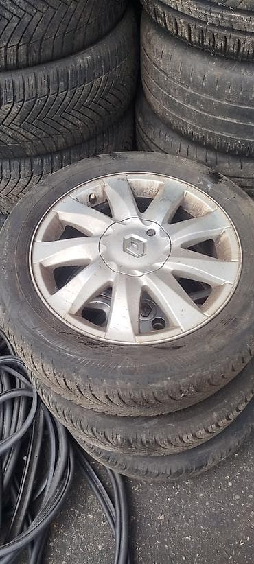 Renault original yüngül lehimli disklər və şinlər komplekti. R16 - — 2