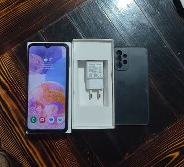 samsunk a32: Samsung Galaxy A23, 128 GB, rəng - Qara, Barmaq izi — 1