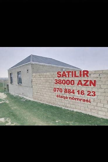 Həyət evləri və villaların satışı: Salam ev təcili satılır 4 sotun içindədir ev 3 otaqdır mətbəx sanuzer — 1
