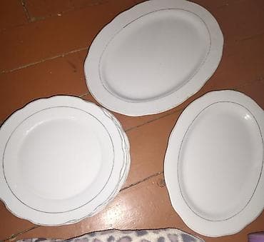 acar naboru satilir: Nahar dəsti, rəng - Ağ, Farfor — 1