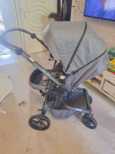 uwaq arabalari: Uşaq arabası – Cool Jazz - Rəng: tünd boz/boz tonları - Çərçivə — 2