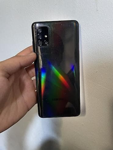 Samsung Galaxy A51, 64 GB, rəng - Qara, Barmaq izi