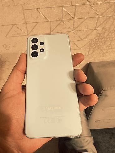 samsung telfonu: Samsung Galaxy A33 5G, 128 GB, rəng - Mavi, Barmaq izi — 3