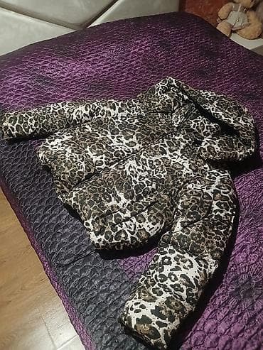 payız üst geyimləri: Qadın qış gödəkçəsi – leopard naxışlı, qısa model - Naxış — 1