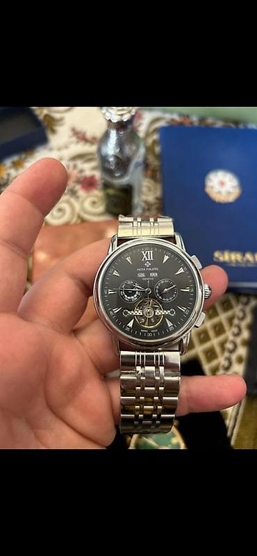 patek saat: Yeni, Qol saatı, Patek Phillipe, rəng - Qara — 1