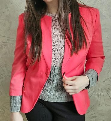 la parretta white: Qadın blazer ceket – əhvalı yüksəldən canlı çəhrayı rəng - Kəsim — 3