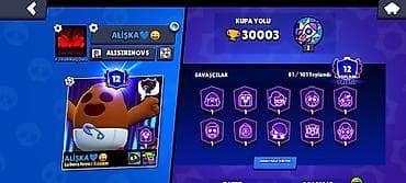 iwlenmiw qaz peci: Brawl Stars hesabı – yüksək səviyyəli profil - Kupa Yolu: 30000 - — 2