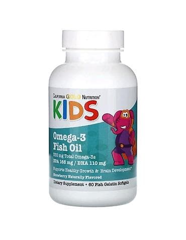 California Gold Nutrition KIDS – Omega-3 Fish Oil - Uşaqlar üçün