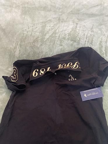 ağ kostyum kişi: US Polo Assn qadın polo köynəyi - Model: USPA klassik polo - Rəng — 3