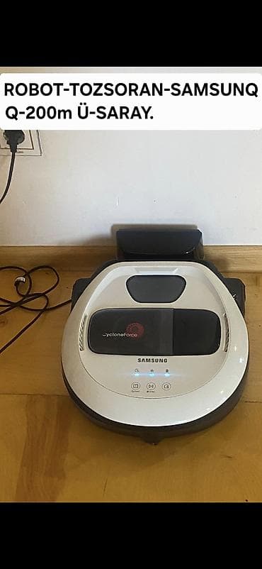 robot supurge: Samsung robot tozsoran – CycloneForce texnologiyalı model. Ağıllı — 1