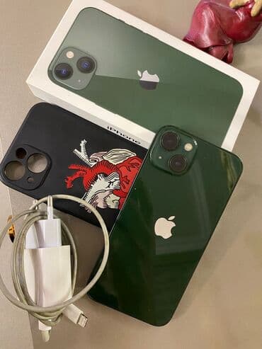 Apple iPhone: IPhone 13, 128 GB, Yaşıl, Face ID