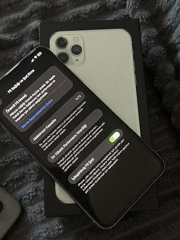 telefon satiwi: IPhone 11 Pro Max, 256 GB, Ağ, Face ID — 2