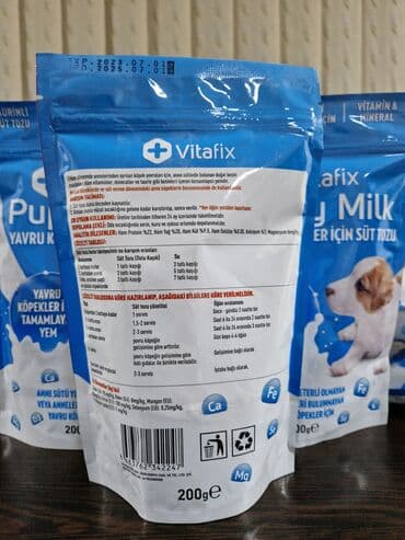 it ucun yemek: İt südü. (bala itlər üçün süd) vitafix puppy milk it toz südü — 7