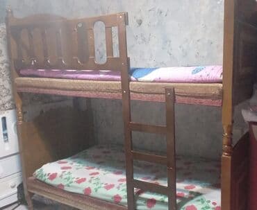 İşlənmiş, İkinəfərlik çarpayı, Bazasız, Matras ilə, Siyirməsiz