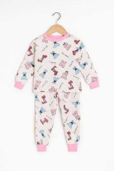 Məktəbli forması: Uşaq pijama dəstləri – 2 hissədən ibarət rahat komplekt - Üst və — 6