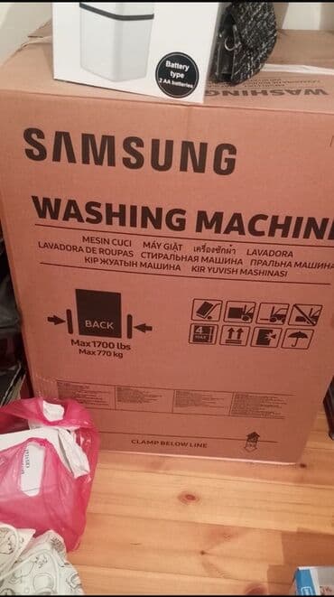 paltaryuyan maşınlar samsung: Samsung paltaryuyan maşın – orijinal qablaşdırmada. Xüsusiyyətlər: - — 1