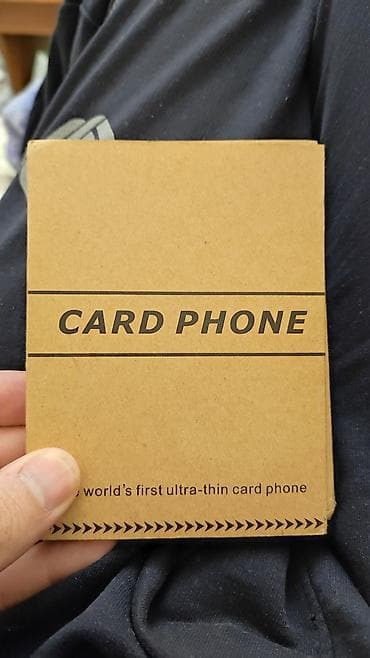 kredit telfonlar: M5 “Card Phone” – ultra-nazik mini telefon Xüsusiyyətlər: - Kart — 2