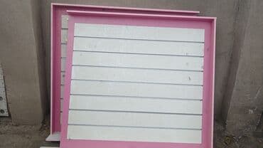 mağaza rəfləri: Məhsul: Slatwall tipli vitrin paneli - Material: MDF/laminat əsaslı — 2