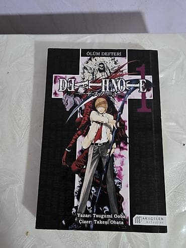 ask seti: Death Note (Ölüm Dəftəri) manga – 1, 2 və 3-cü cildlər - Nəşriyyat — 4