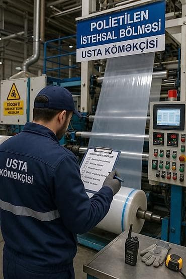 bakı iş elanları 2022: SUMQAYITşəhərində Polietilen İstehsal Bölməsinə işçilər tələb olunur — 1