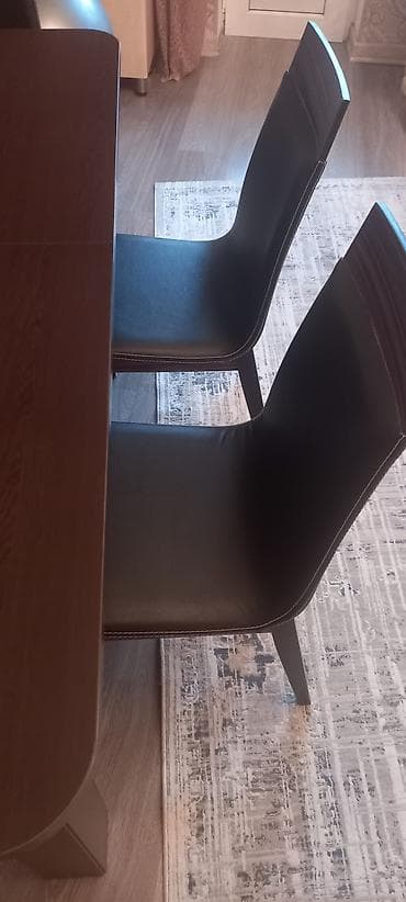 Mətbəx üçün, Açılan, Dördbucaq masa, 6 stul — 1