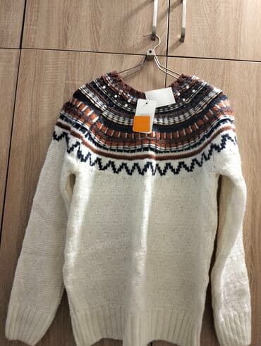 женские кофты в полоску: Кофта, ColinS, M, цвет - Белый — 1