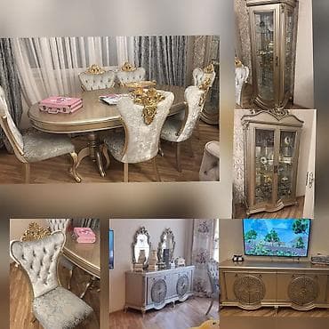 komodlar: İşlənmiş, Komod, Masa və oturacaqlar, TV altlığı — 1