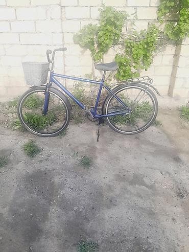 velosiped ucun ses: Şəhər tipli velosiped - Rəng: mavi, klassik şəhər çərçivəsi - — 3