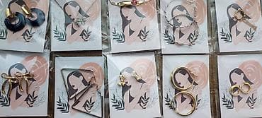 Qadın aksesuarları seti – müxtəlif sırğalar və boyunbağılar Məhsul