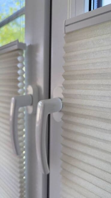 Digər ev dekoru: Plisse pərdələr – pəncərə və eyvan qapıları üçün zərif, funksional — 3