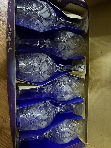 qab qacaqlar: Qədəhlər, Şüşə, 6 ədədli dəst — 2