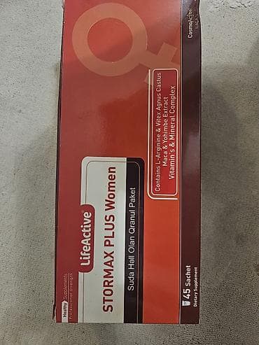 LifeActive STORMAX PLUS Women – suda həll olan qranul paket 35 ədədi — 1
