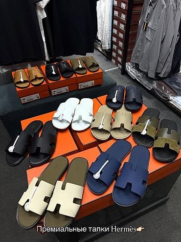 Hermès Izmir Sandal – qara rəng Bütün Ölçülər və Rənglər Var -