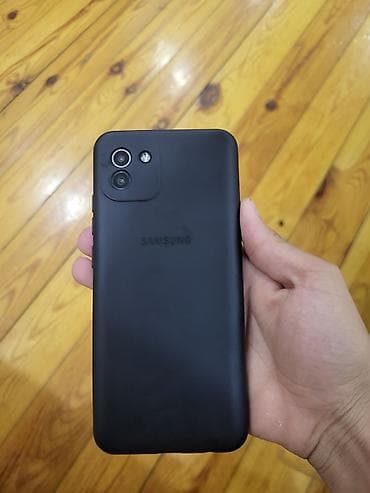 32k5500 samsung: Samsung Galaxy A03, 64 GB, rəng - Qara, Barmaq izi — 7