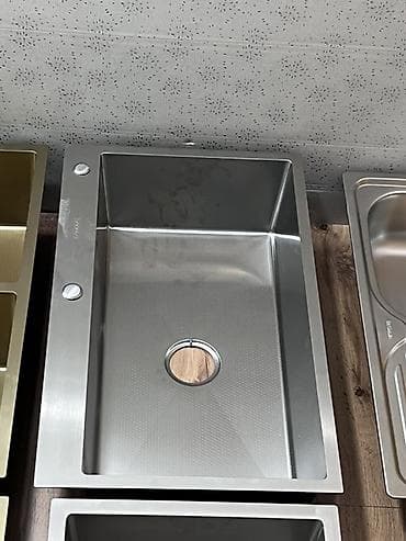 Mətbəx üçün metal lavabolar – müxtəlif ölçü və rənglər - Material — 4