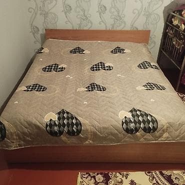 İşlənmiş, İkinəfərlik çarpayı, Bazalı, Matras ilə, Siyirməsiz