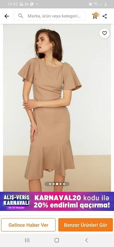 Bej don satilir 1 defe fotosessiya geyinilib 2 saatligina eynide