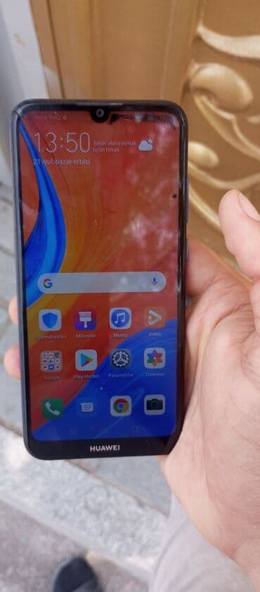 телефон fly для пенсионеров: Huawei Y6s, 64 GB, rəng - Göy, Sensor, Barmaq izi, İki sim kartlı — 1