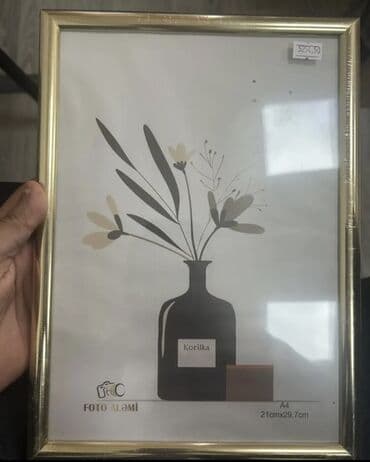 ofis ucun: A4 ölçülü çərçivələr dəsti - Format: A4 (21×29.7 sm) - Tip — 3