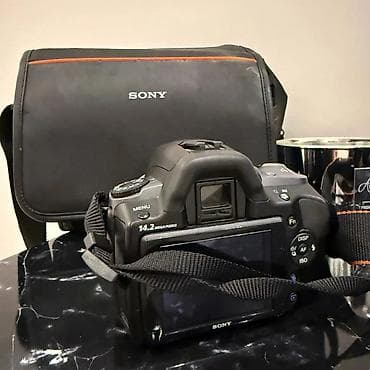 Sony Alpha DSLR-A380 fotoaparat dəsti ✔️200 AZN (Xətai). Sony Alpha — 4