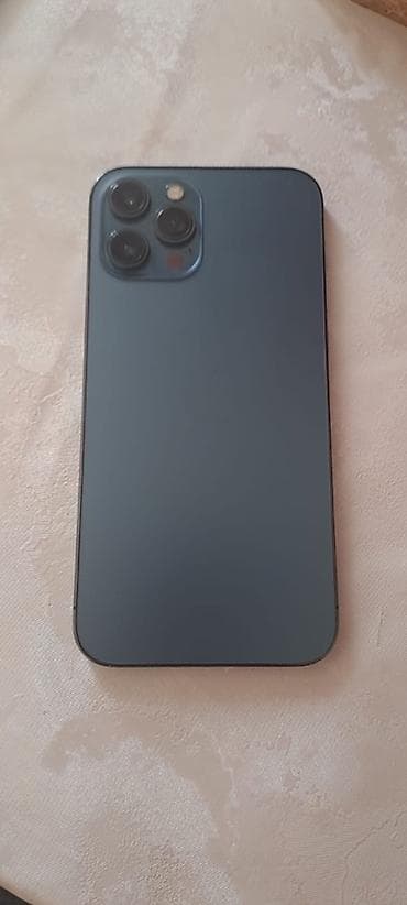 ikinci el telefon ayfon 7: IPhone 12 Pro Max, 128 GB, Göy, Face ID — 1