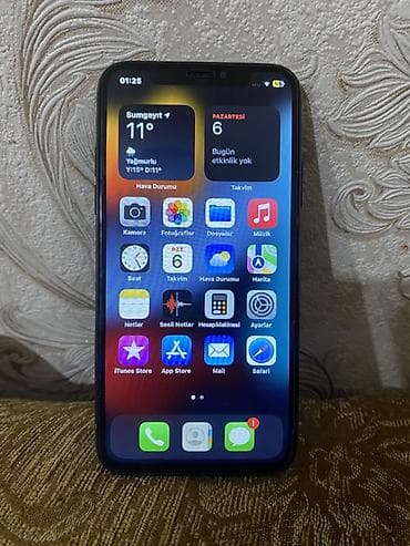 iphone x max ikinci el: IPhone X, 64 GB, Space Gray, Simsiz şarj, Face ID — 2