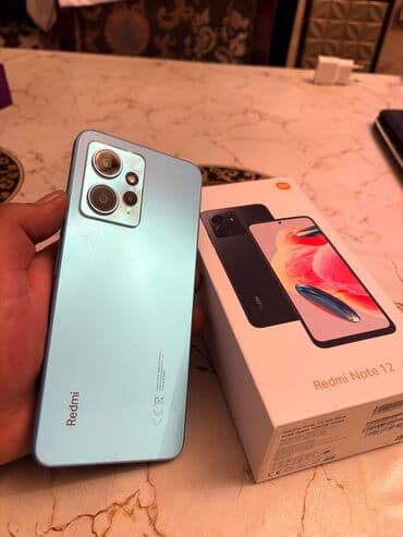 redmi note 12 ekran: Redmi Note 12, 128 GB, rəng - Göy, Sensor, Barmaq izi, İki sim kartlı — 2